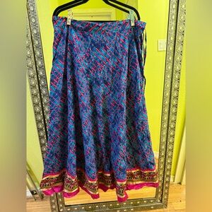 🎀 Indian Bohemian Maxi Skirt